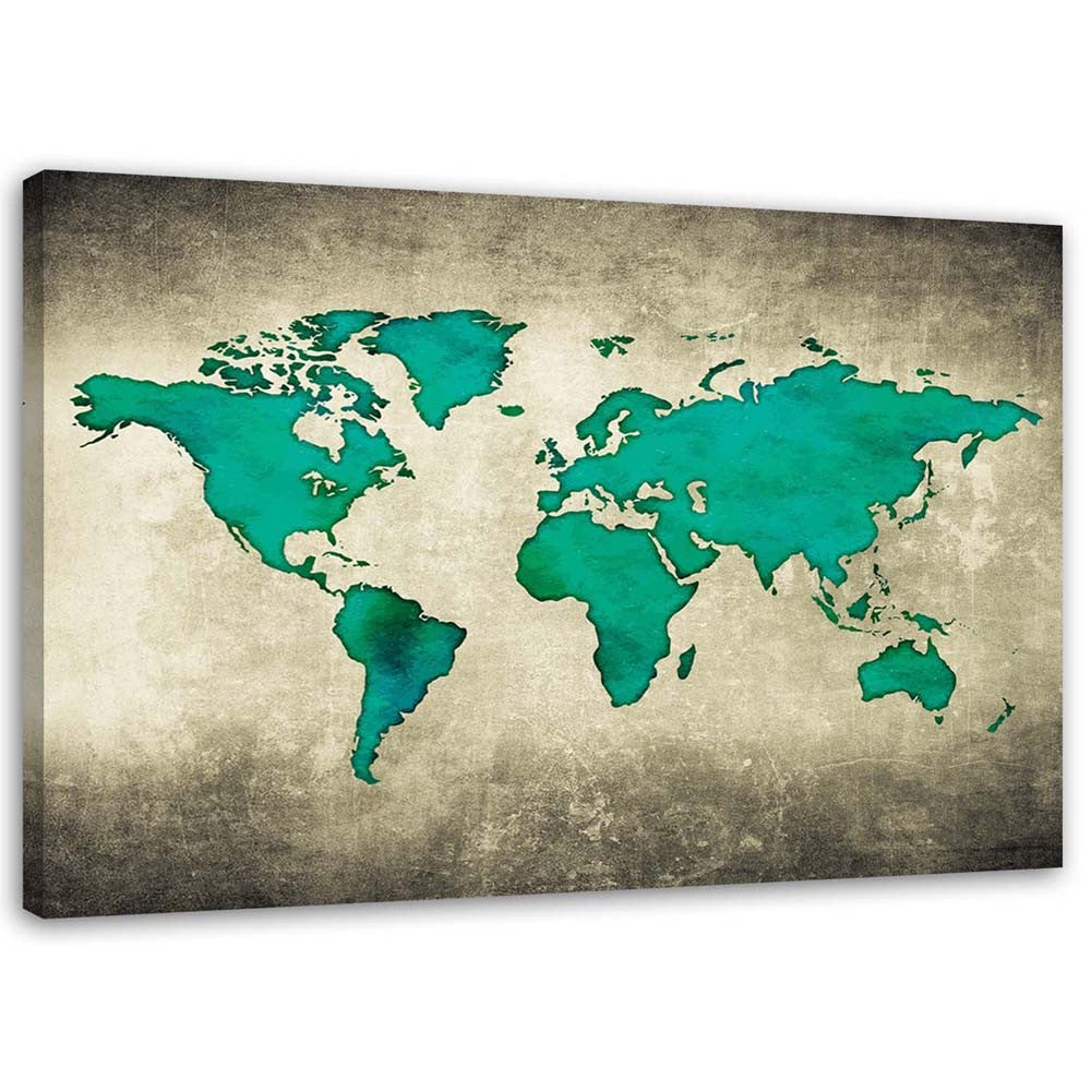 Tapyba ant drobės, Žalias pasaulio žemėlapis