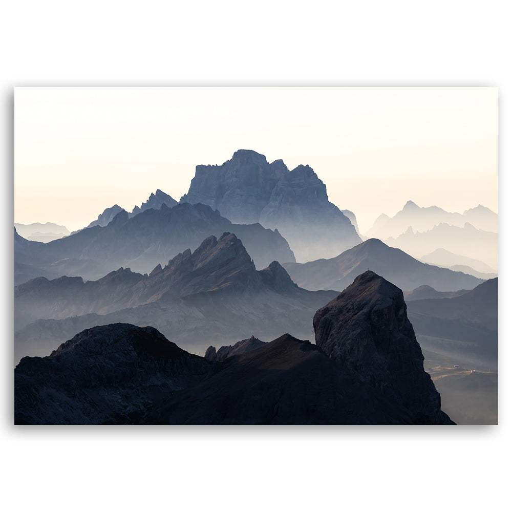 Kalnai, paveikslas ant drobės